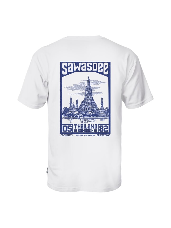 

Футболка OLDSKULL Asian Sawadtee Vintage Graphic, белый