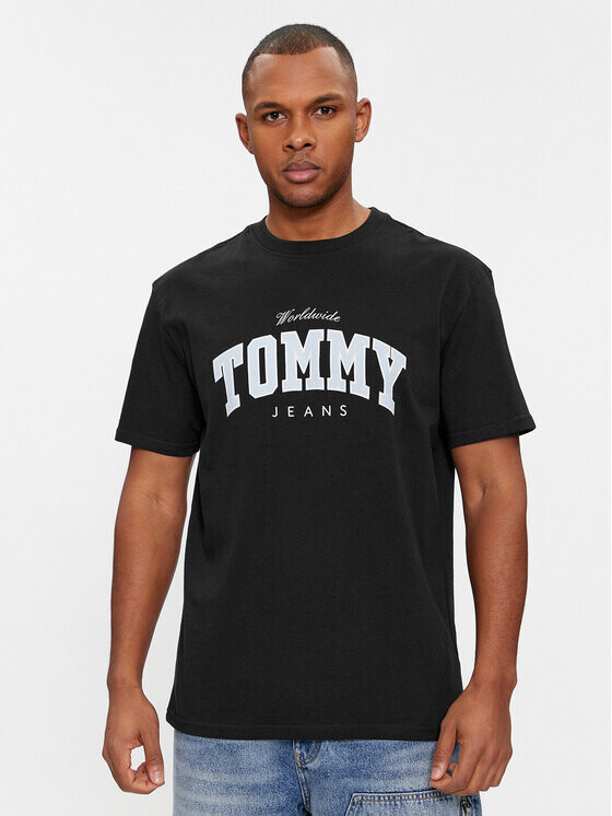 

Футболка стандартного кроя Tommy Jeans, черный