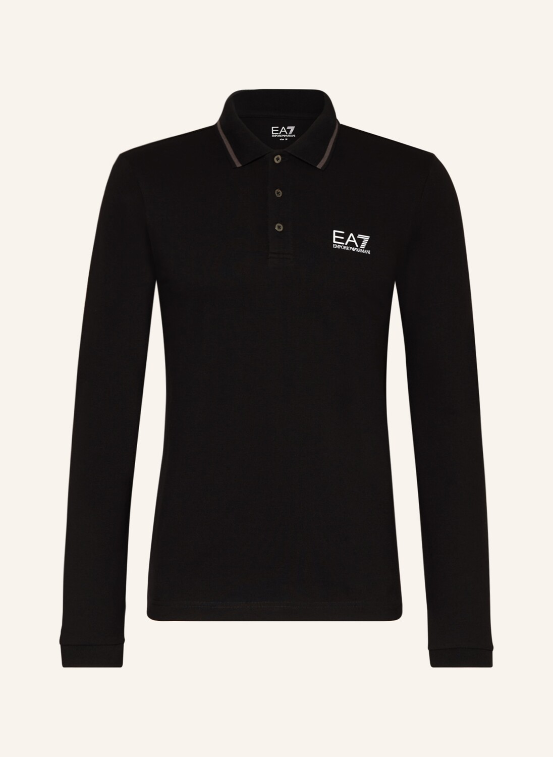 

Рубашка поло EA7 EMPORIO ARMANI Piqué, черный