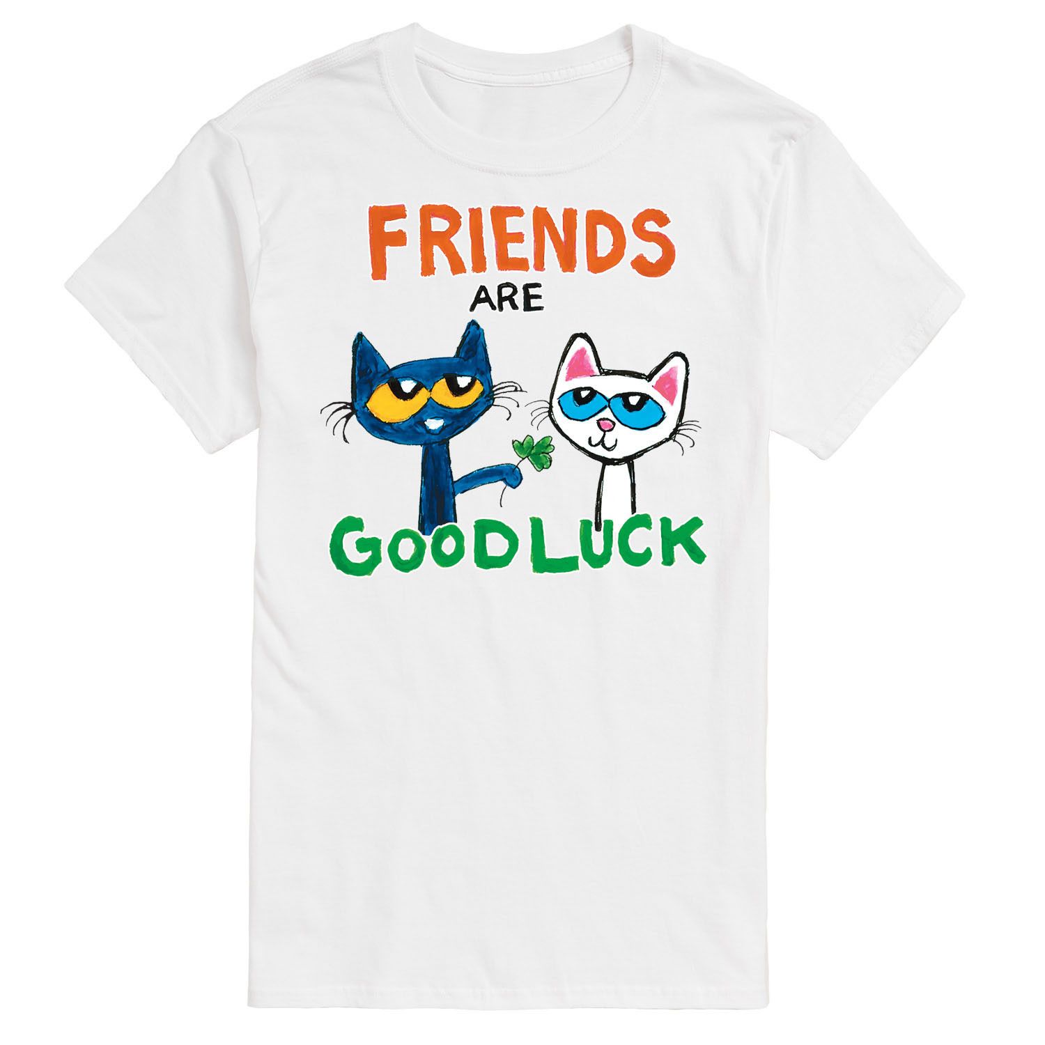 

Мужская футболка Pete The Cat Friends Are Good Luck Licensed Character