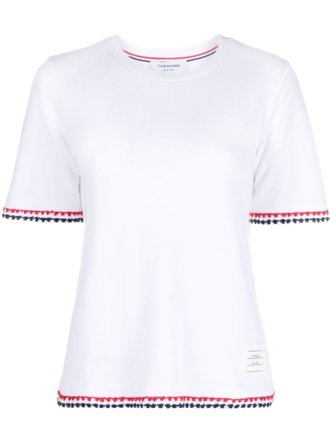 

Thom Browne футболка с полосками RWB, белый