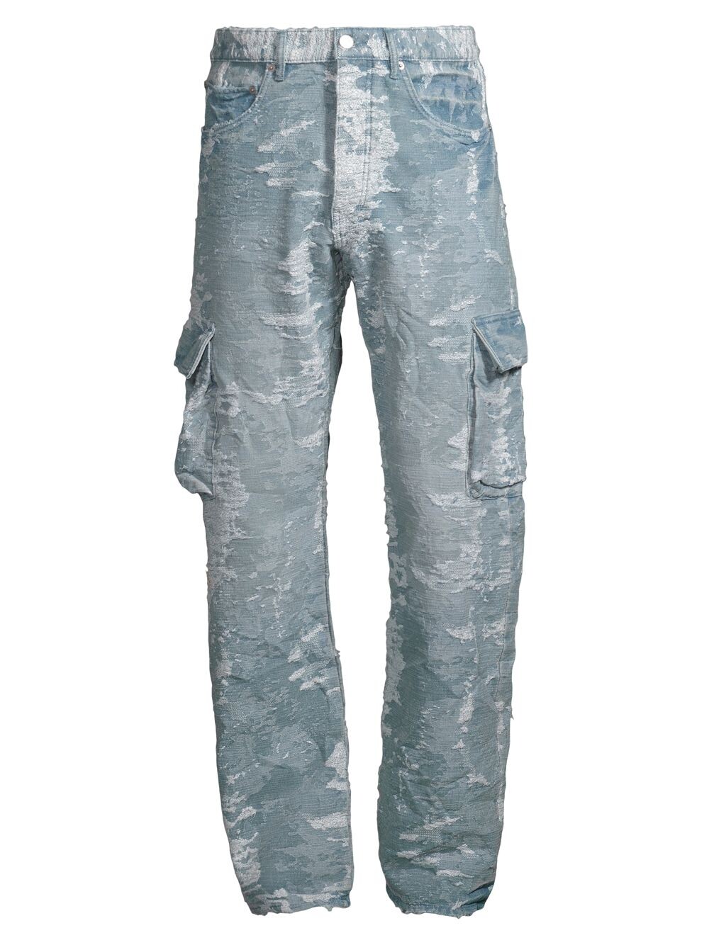 

Джинсовые брюки карго Dirty Jacquard Purple Brand, индиго