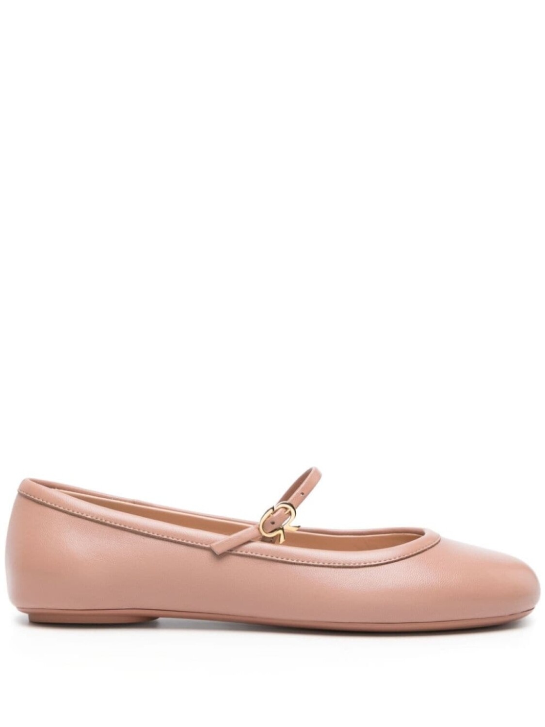 

Gianvito Rossi балетки Carla Ribbon, нейтральный цвет