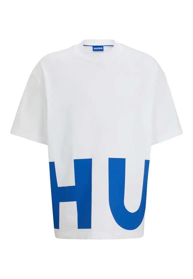 

Футболка nannavaro оверсайз кроя Hugo, белый
