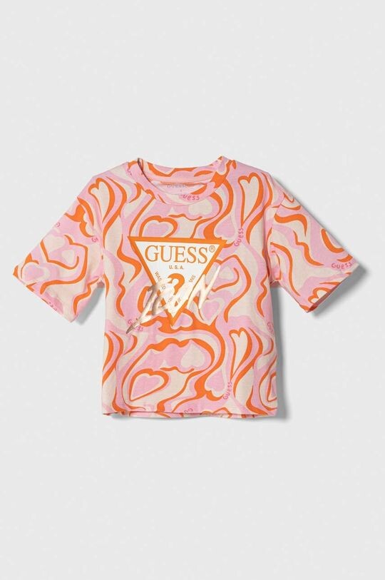

Детская футболка Guess, розовый