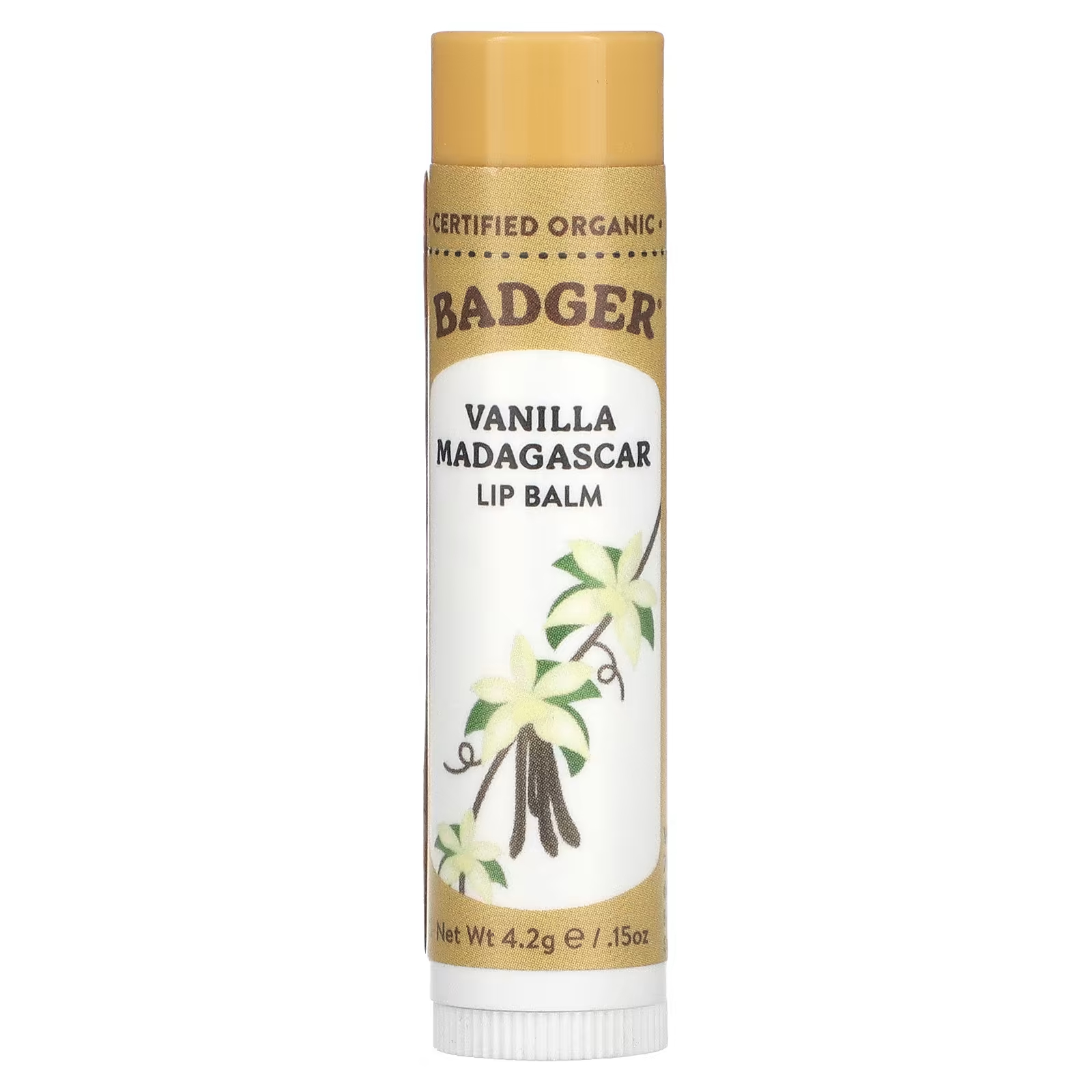 цена Бальзам для губ Badger Company ваниль мадагаскар