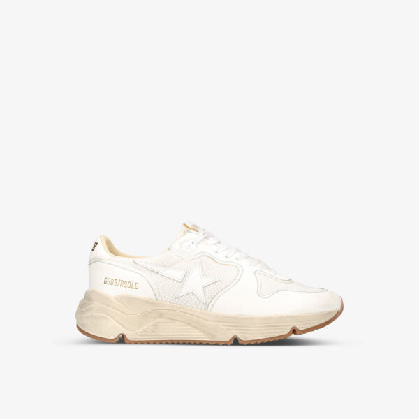 

Кроссовки Running Sole 10100 из сетки и кожи Golden Goose, белый