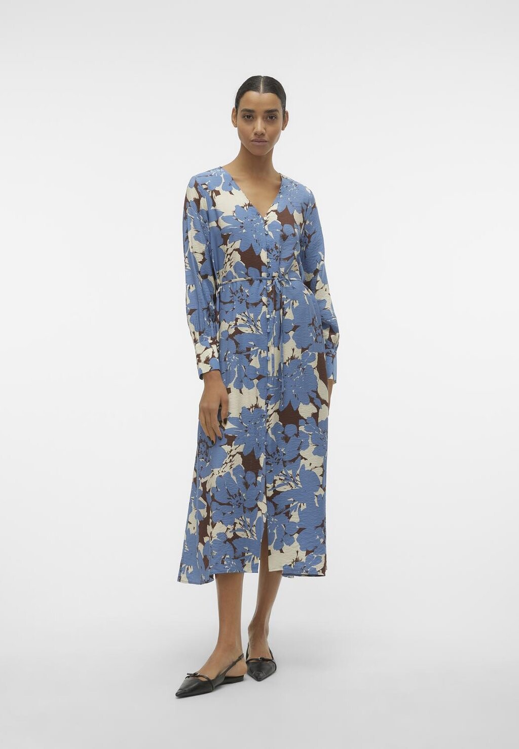 

Платье-рубашка Vero Moda VMBRITA BERTA DRESS, цвет coronet blue