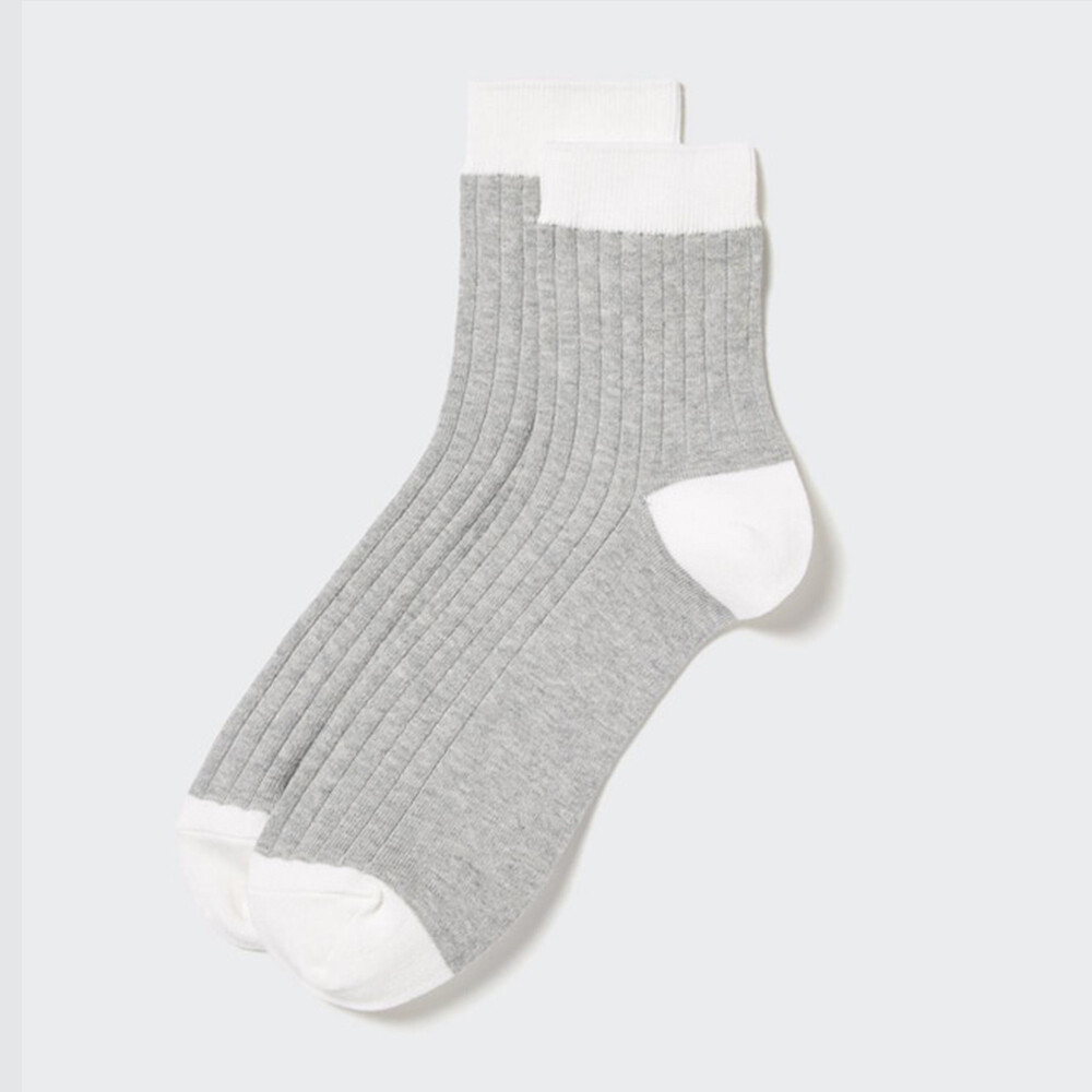 

Мужские носки Uniqlo короткие, серый