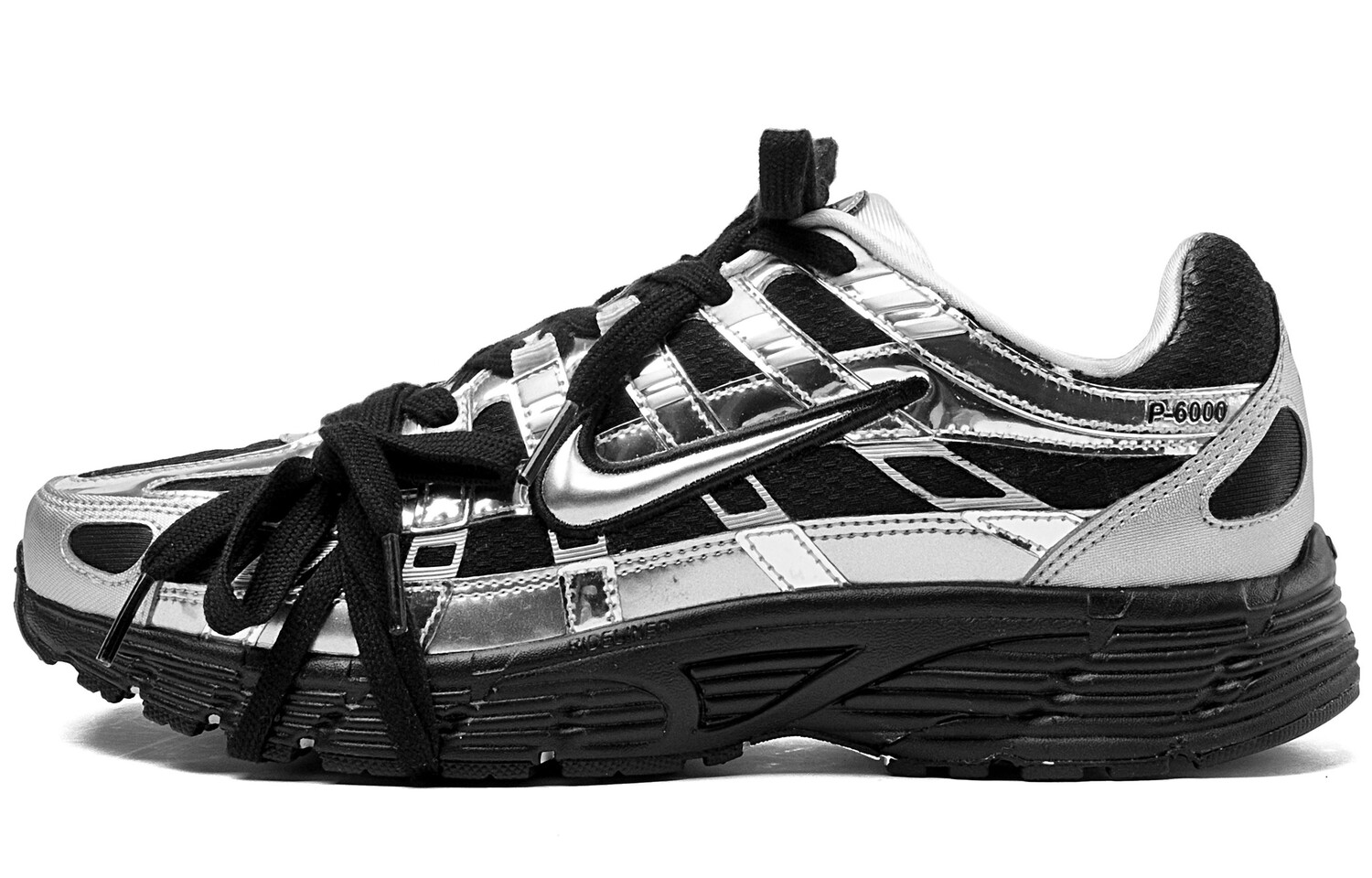 

Кроссовки Nike P-6000 Skateboarding Shoes Unisex Low-top Black, черный