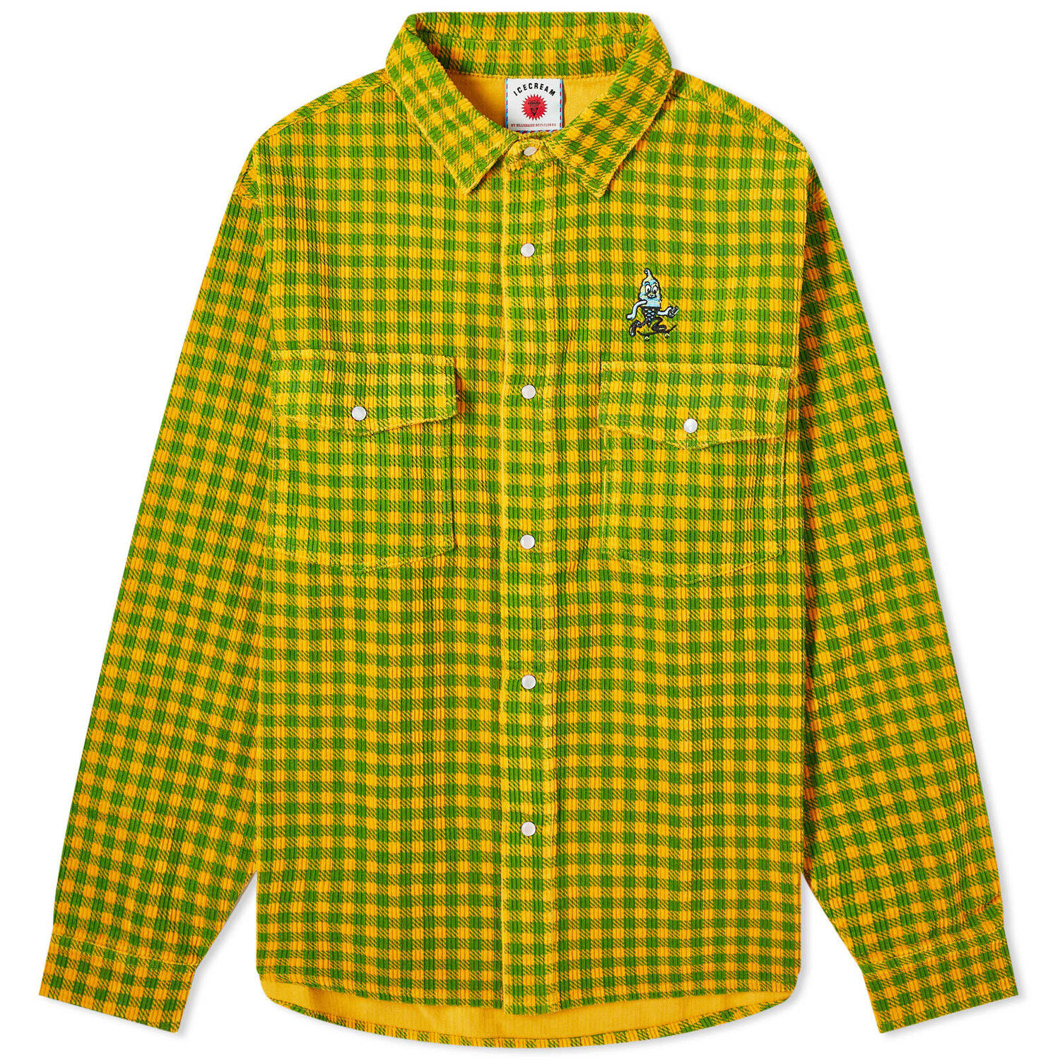 

Рубашка Icecream Corduroy Check, цвет Green Check