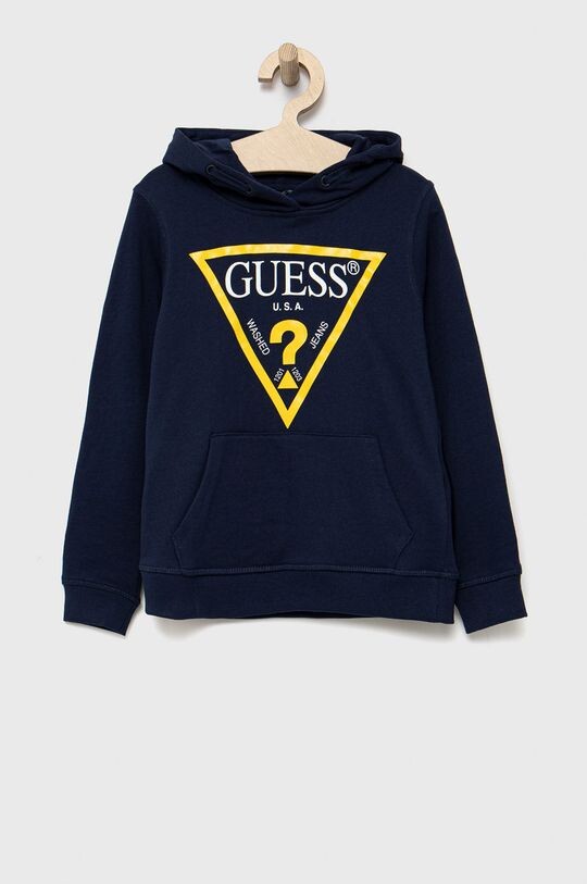 

Guess Детская хлопковая толстовка, темно-синий