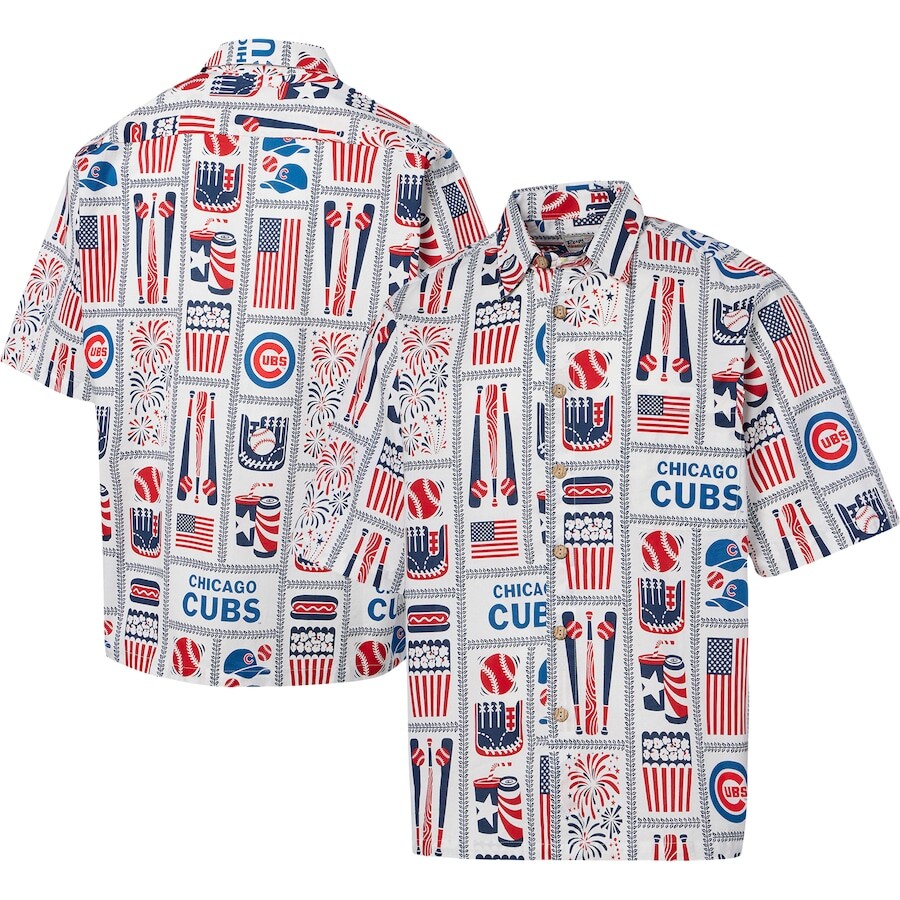

Рубашка Reyn Spooner Chicago Cubs, белый