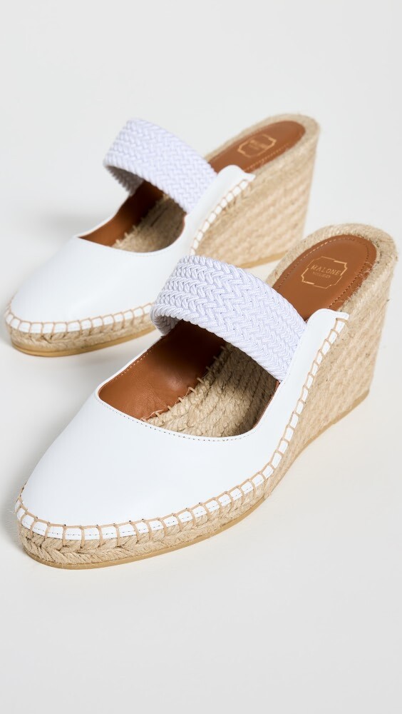 

Сандалии Malone Souliers 70mm Siena, белый