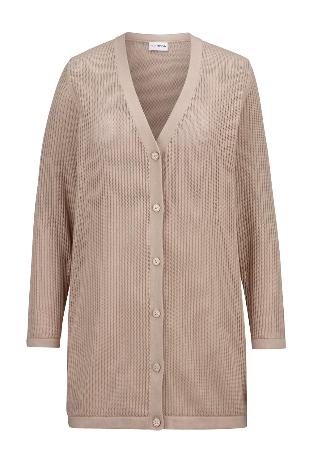 

Толстовка MIAMODA Strickjacke, бежевый