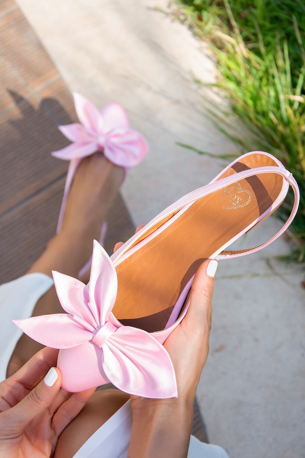 

Пудровые женские балетки Fox Shoes, розовый