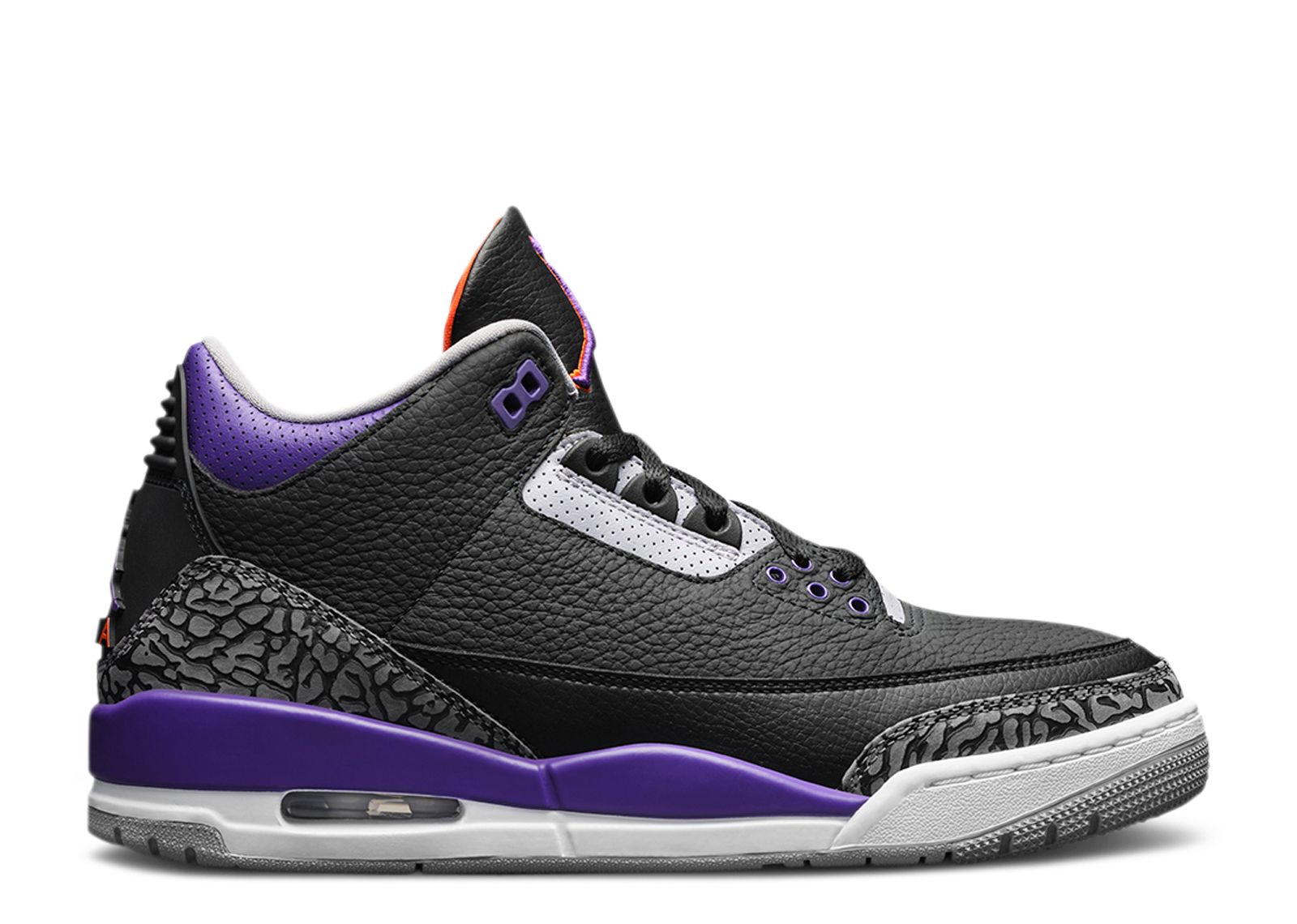 Кроссовки Air Jordan Air Jordan 3 Retro 'Court Purple', черный