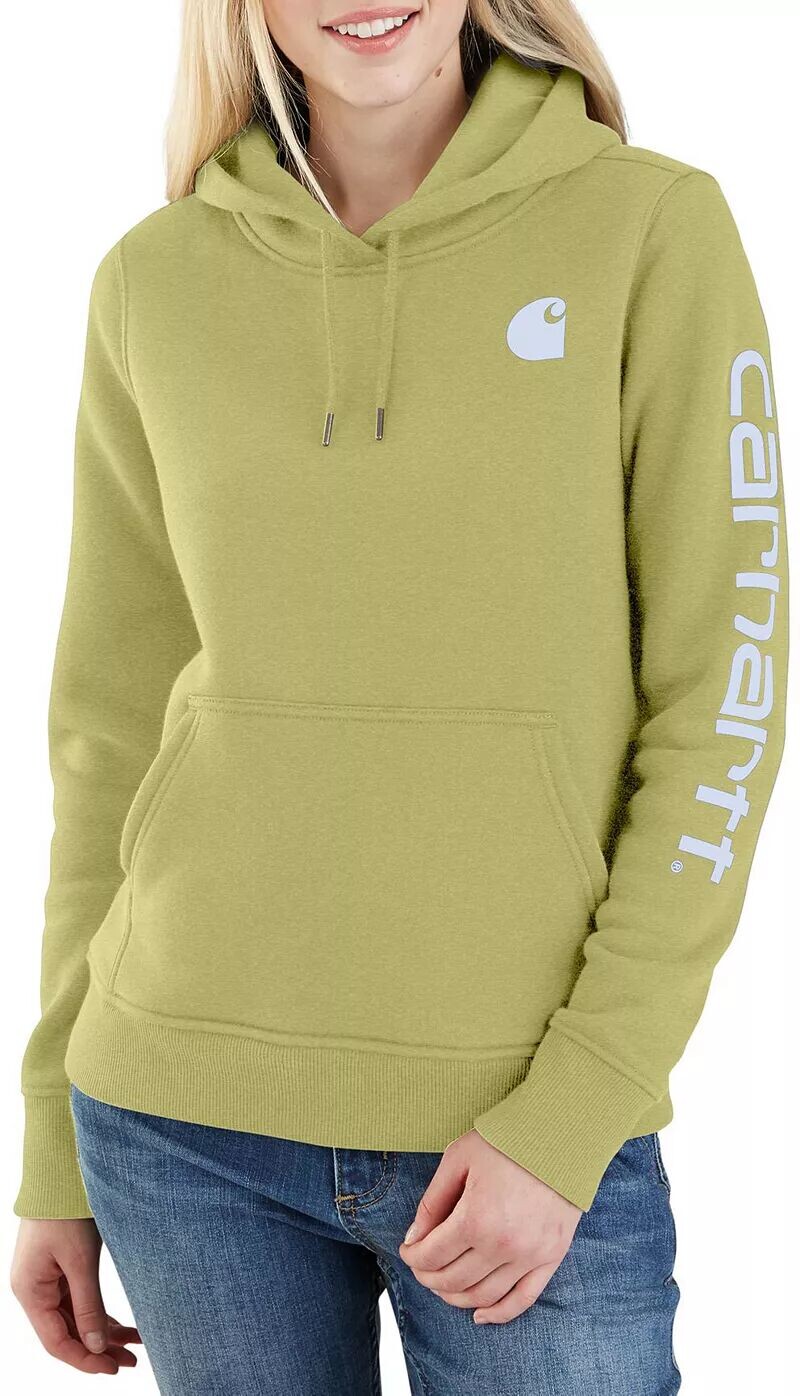 

Женская толстовка с рукавами и графическим рисунком Carhartt Clarksburg, зеленый