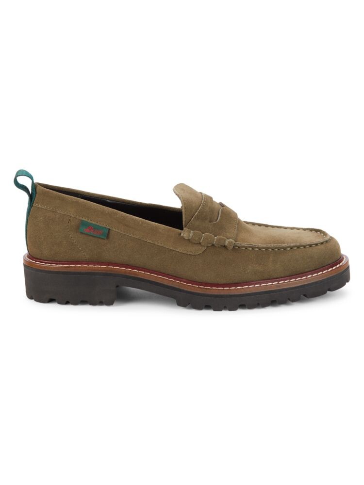 

Замшевые лоферы Larson Penny G.H. Bass, цвет Olive