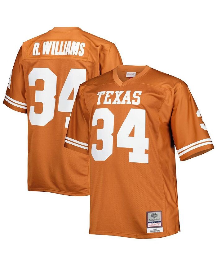 

Мужское джерси Ricky Williams Texas Orange Texas Longhorns Big and Tall Legacy Mitchell & Ness, оранжевый