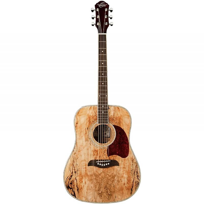 

Акустическая гитара Oscar Schmidt OG2SM Spalted Maple Dreadnought Acoustic Guitar, Natural
