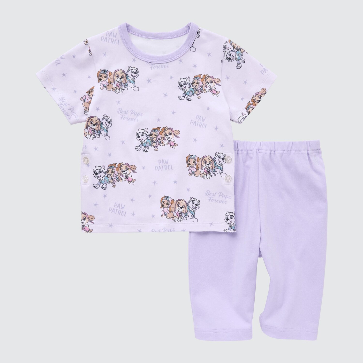 

Пижама с короткими рукавами PAW Patrol UNIQLO, фиолетовый