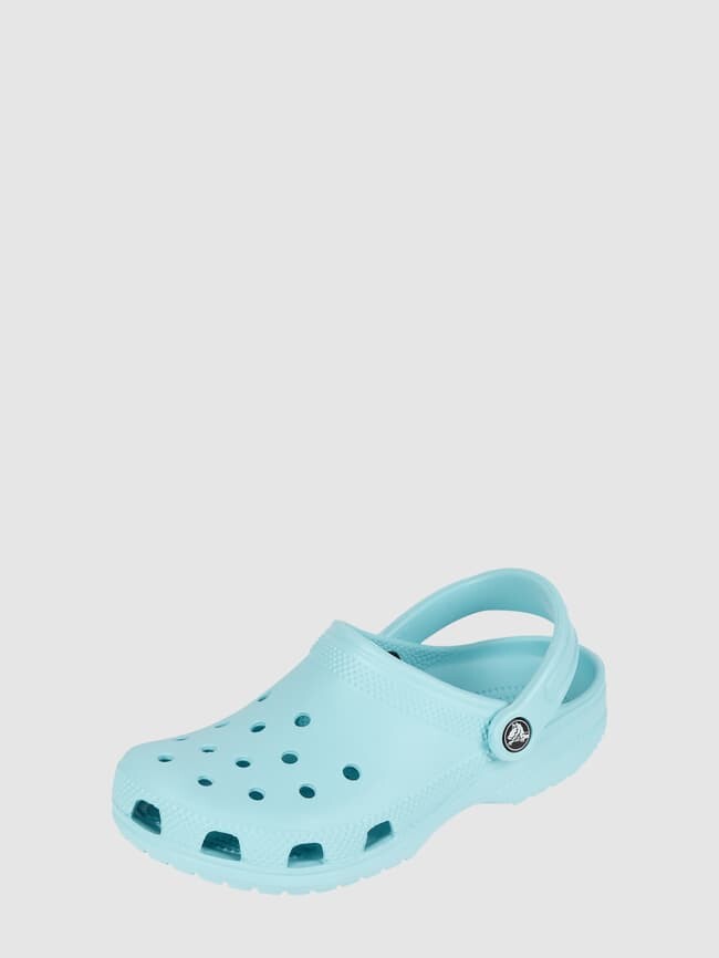 

Сабо с ремешками на щиколотке Crocs, светло-синий