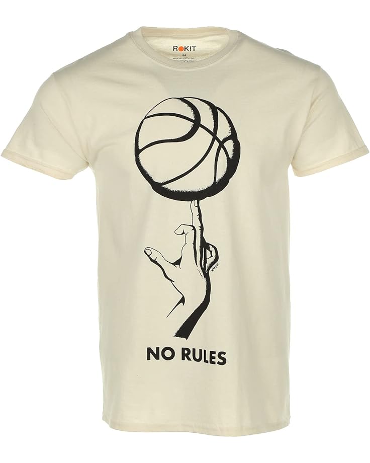 Футболка ROKIT No Rules Tee, кремовый no rules зелёная базовая футболка no rules