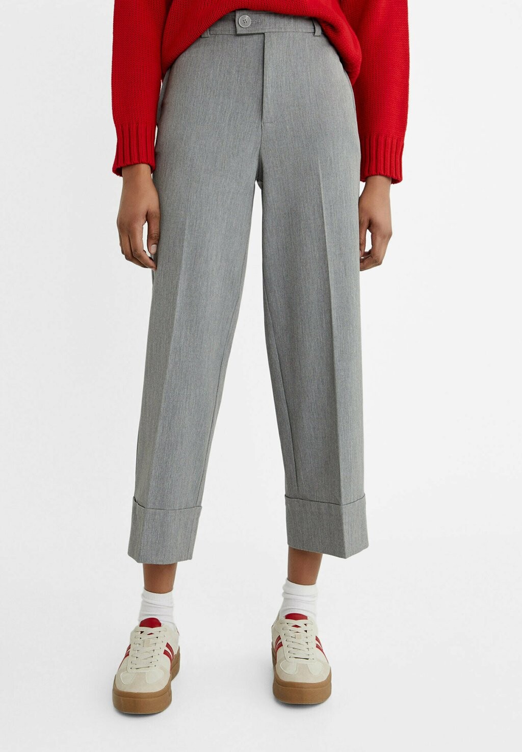 

Брюки Stradivarius, цвет blue grey