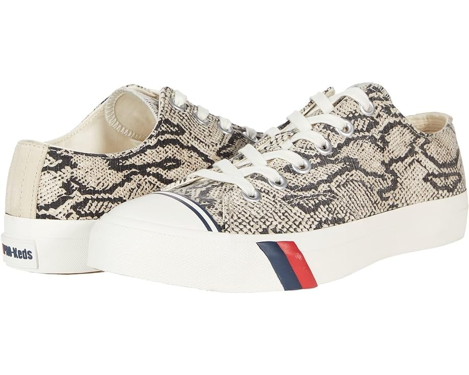 

Кроссовки Pro-Keds Royal Lo Snake Ripstop, цвет Cream/Black