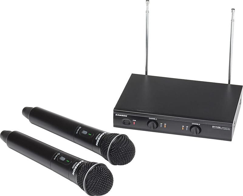 Беспроводная система Samson Stage 200 Dual Channel Wireless Handheld Mic System - B Band