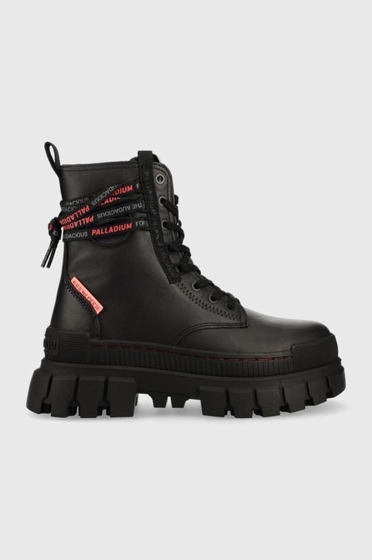 

Кожаные ботильоны REVOLT BOOT LTH Palladium, черный