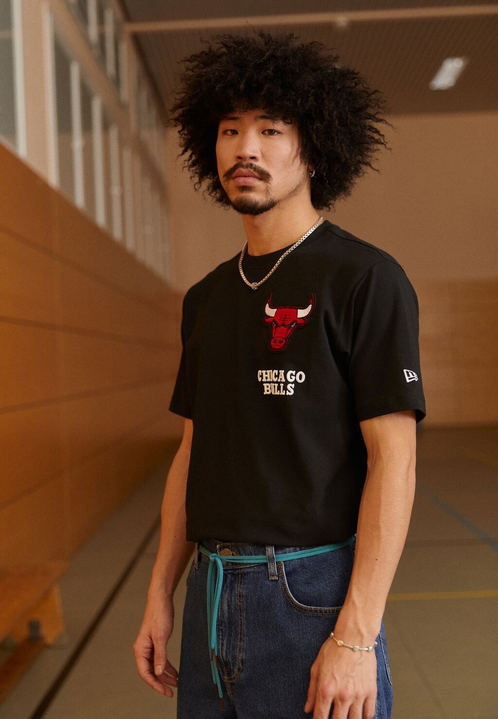 

Team Nba Chicago Bulls Logo Select Tee New Era, черный