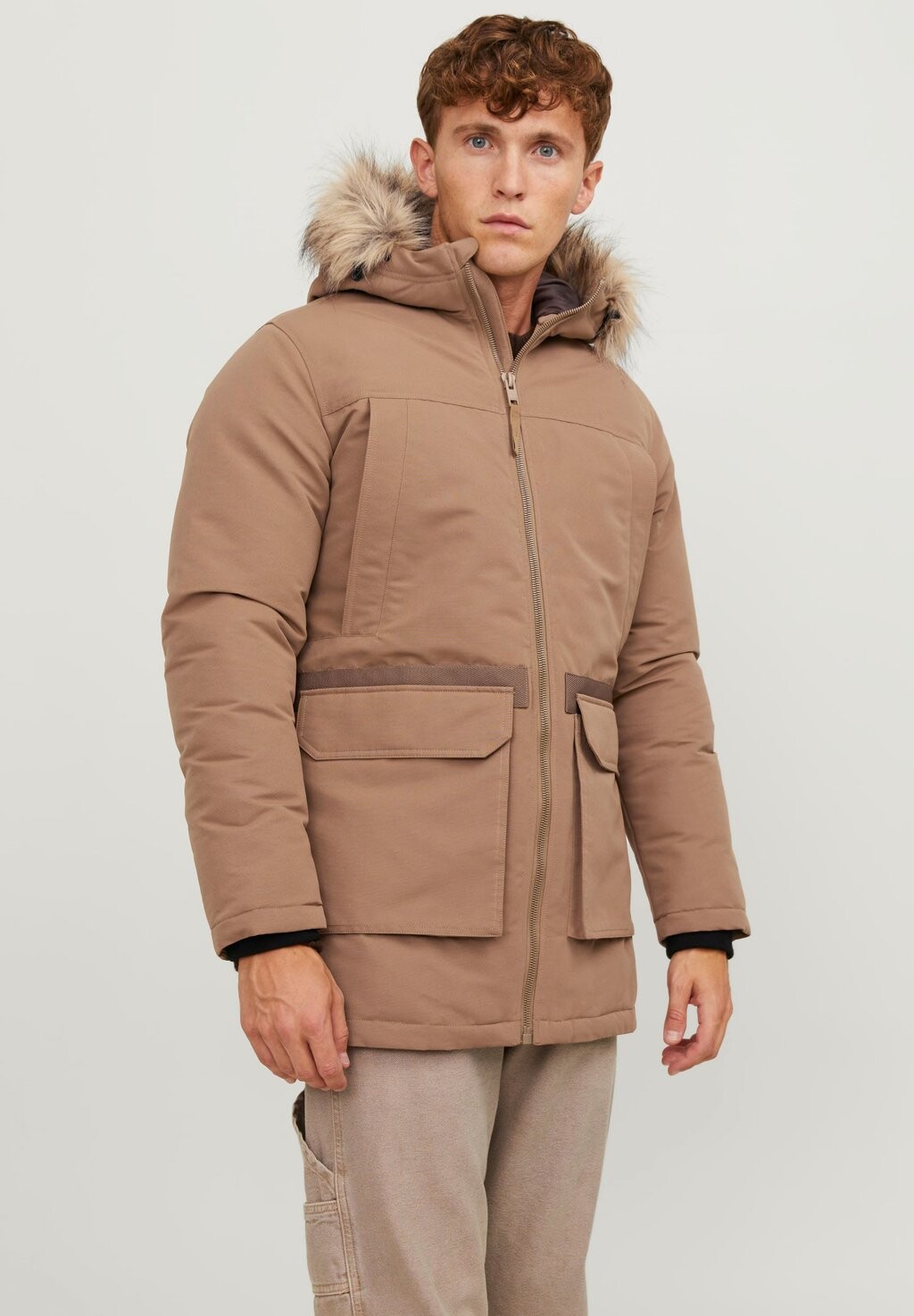 

Зимнее пальто JJEWING Jack & Jones, выдра