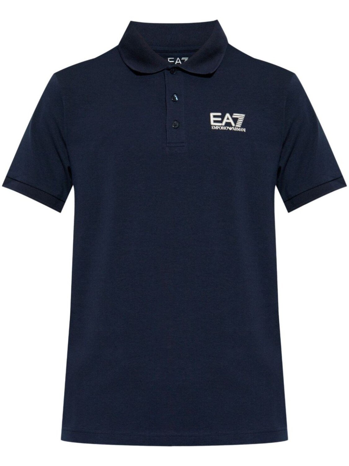

Рубашка-поло Ea7 Emporio Armani стрейч, синий