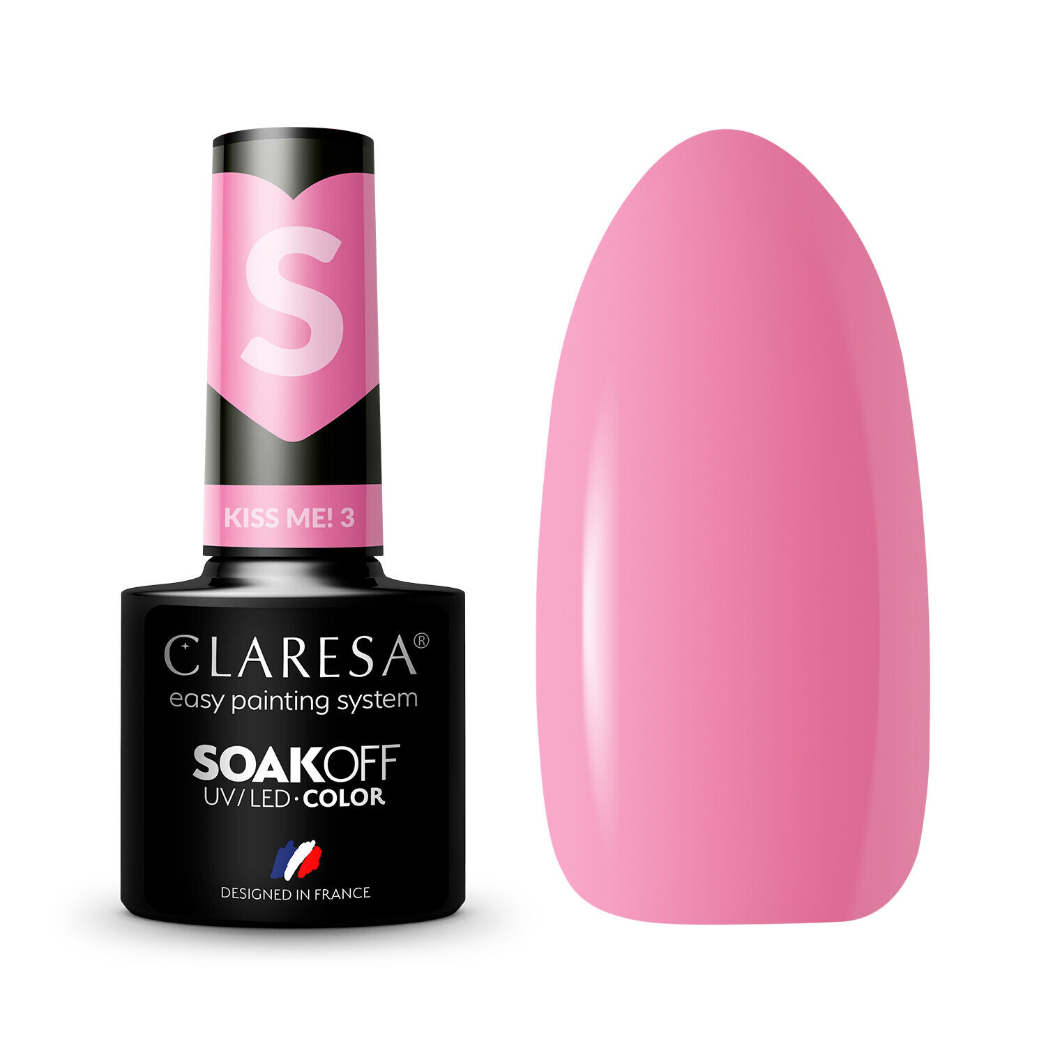 

Гибридный лак для ногтей 3 Claresa Kiss Me!, 5 гр