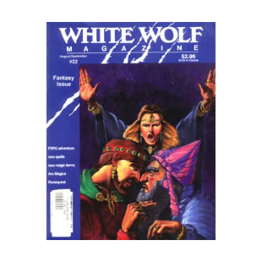 

Журнал #22 "Class Reunion - FRPG Adventure, RuneQuest, Ars Magica", White Wolf Magazine