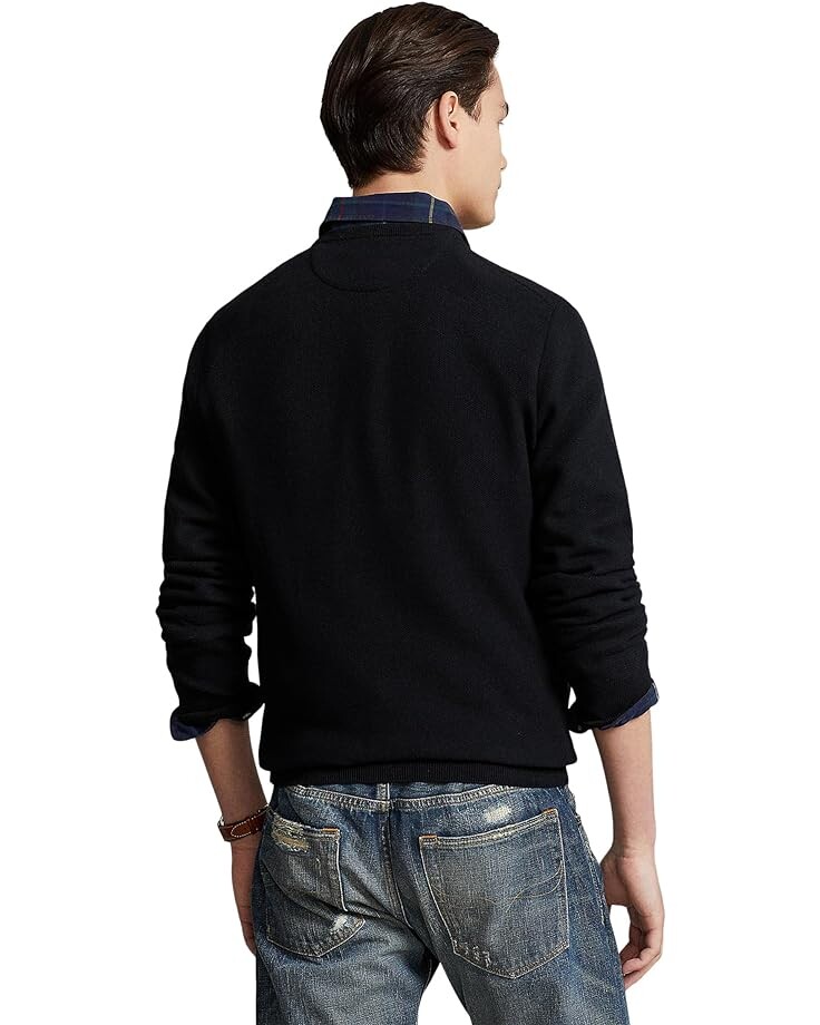 

Свитер Polo Ralph Lauren Textured Cotton Crew Neck Sweater, цвет Polo Black