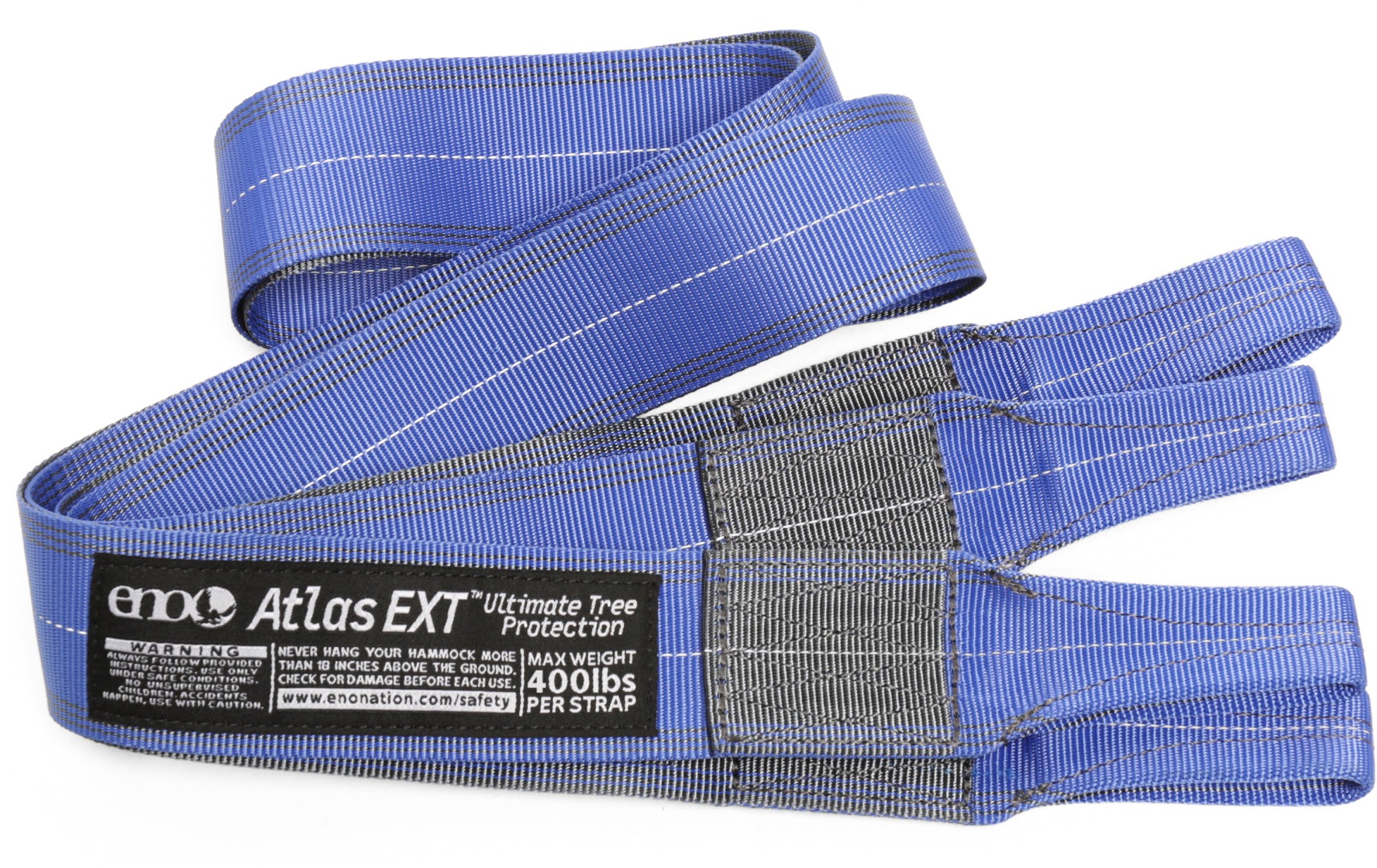 Ремни для гамака Atlas EXT ENO, синий комплект для подвешивания гамака сверхмощные металлические крючки для помещений и улицы подвесное дерево или настенное крепление работа
