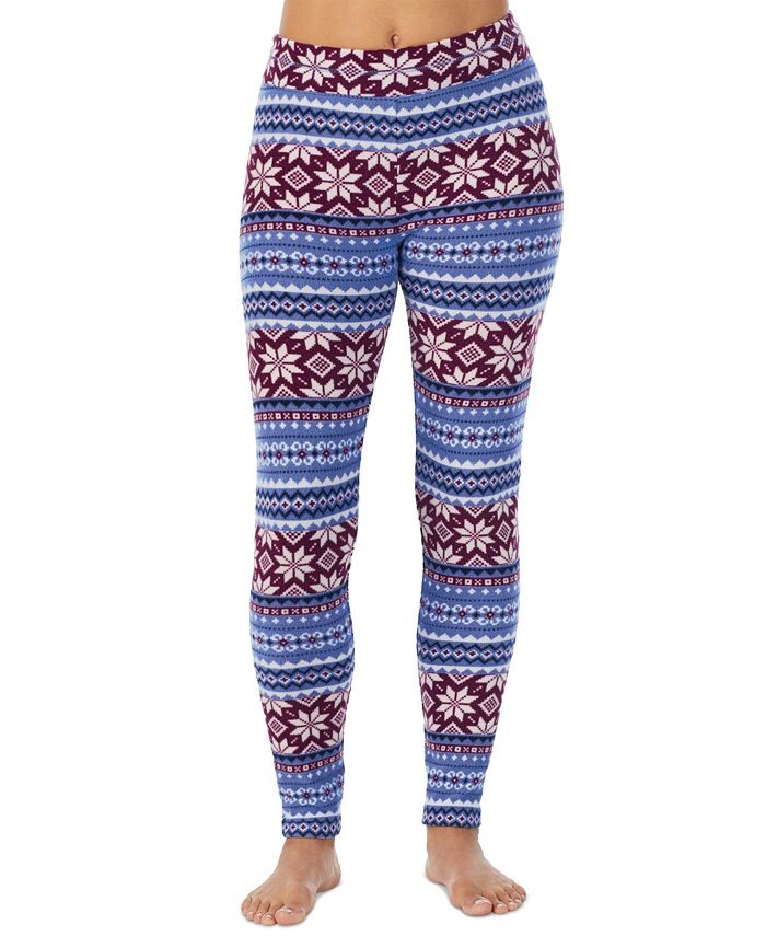 

Женская флисовая одежда и эластичные леггинсы Cuddl Duds, синий