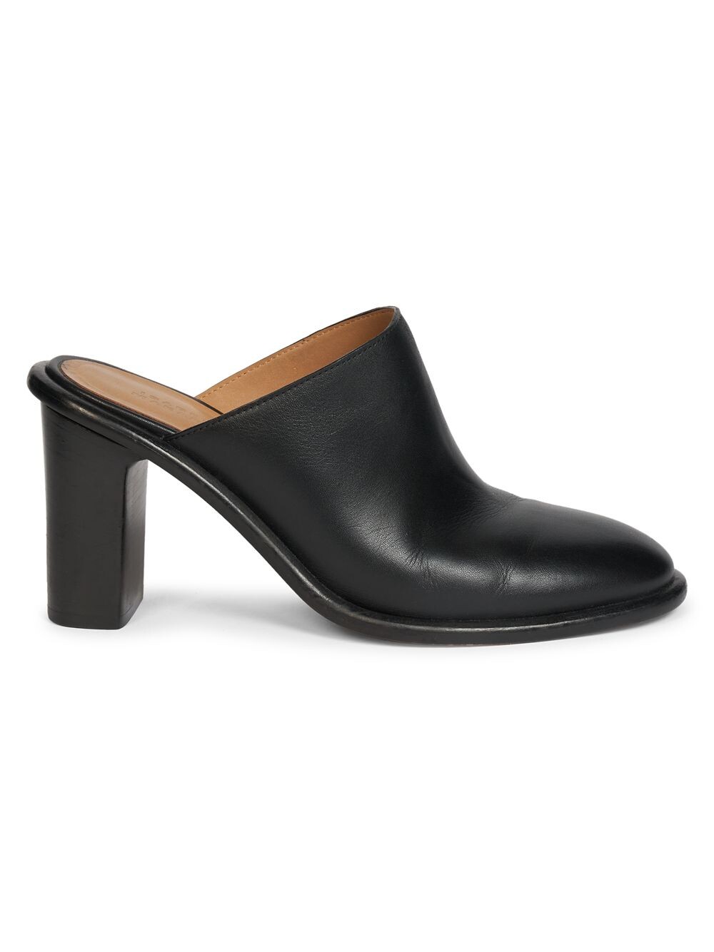 

Кожаные мюли Gyler 75MM Isabel Marant, черный