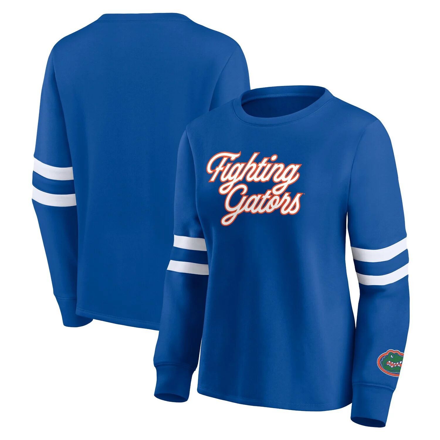 

Женский домашний эластичный пуловер с логотипом Fanatics Royal Florida Gators Fanatics