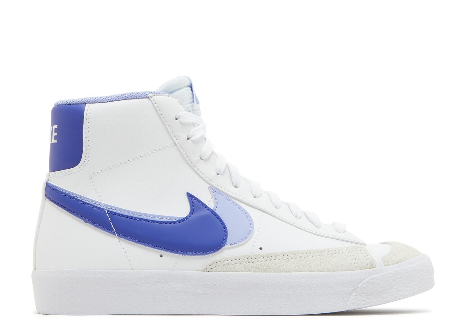 

Кроссовки Nike Blazer Mid '77 Se Gs 'Double Swoosh - Purple', белый