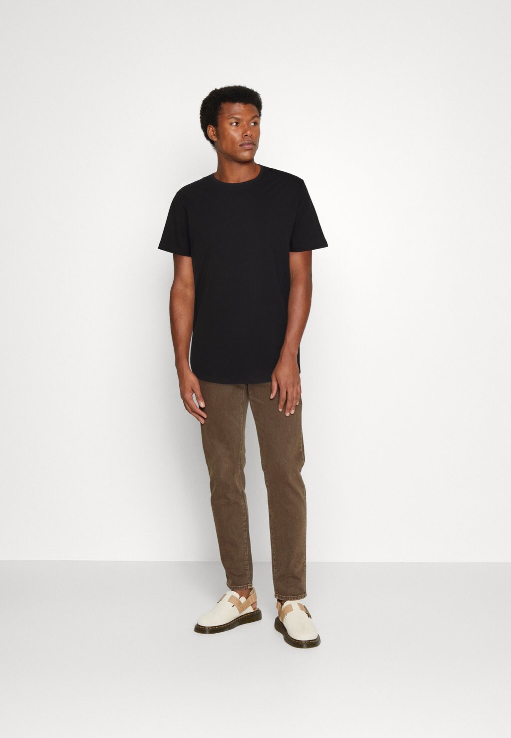 

базовая футболка ONSMATT LONGY TEE 5 PACK Only & Sons, черный