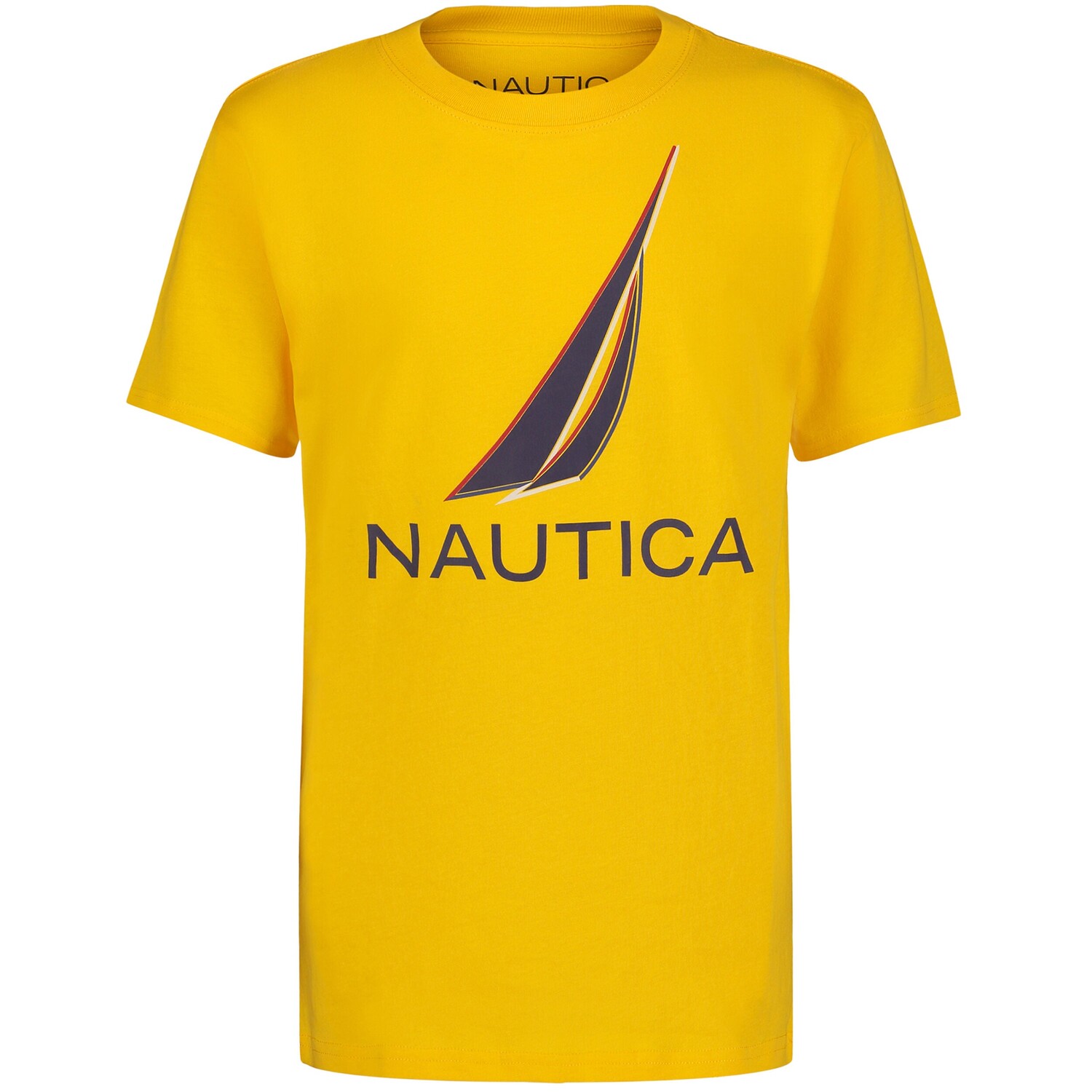 

Футболка цветного оттенка Nautica Little Boys (2T-7), цвет Lemon Pulp