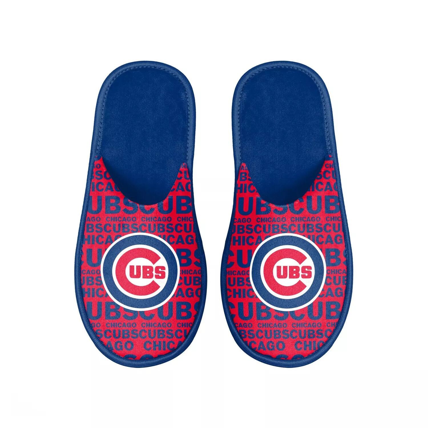 

Мужские шлепанцы с логотипом FOCO Chicago Cubs Scuff