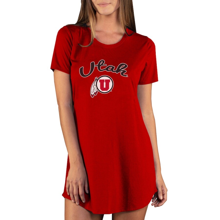 

Ночная рубашка Concepts Sport Utah Utes, красный