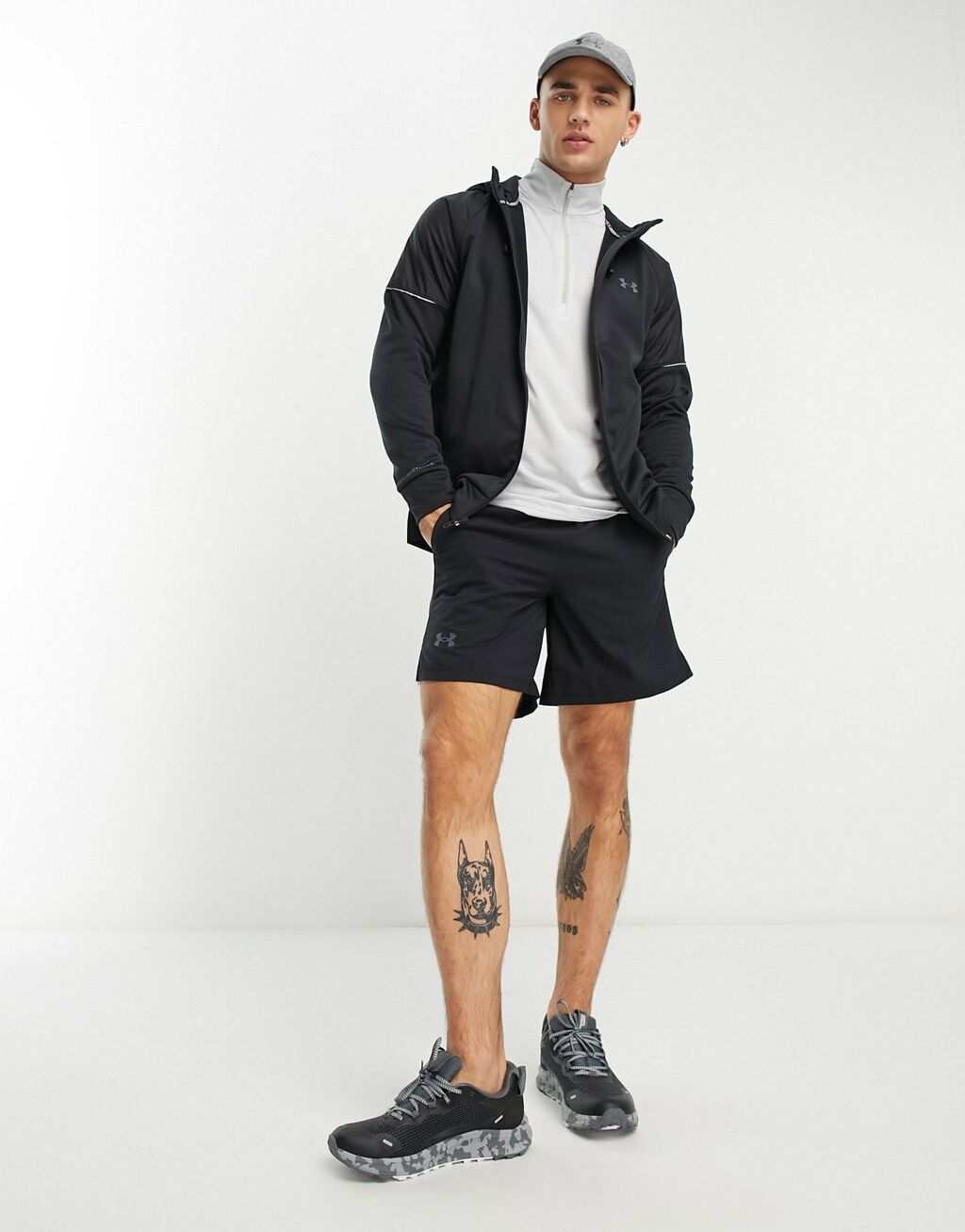 

Черная толстовка с молнией и полной молнией Under Armour Fleece Storm, Черный