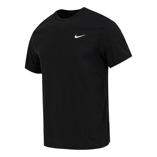 

Футболка Nike Dri-FIT UV Hyverse Short Sleeve Fitness Top 'Black', черный