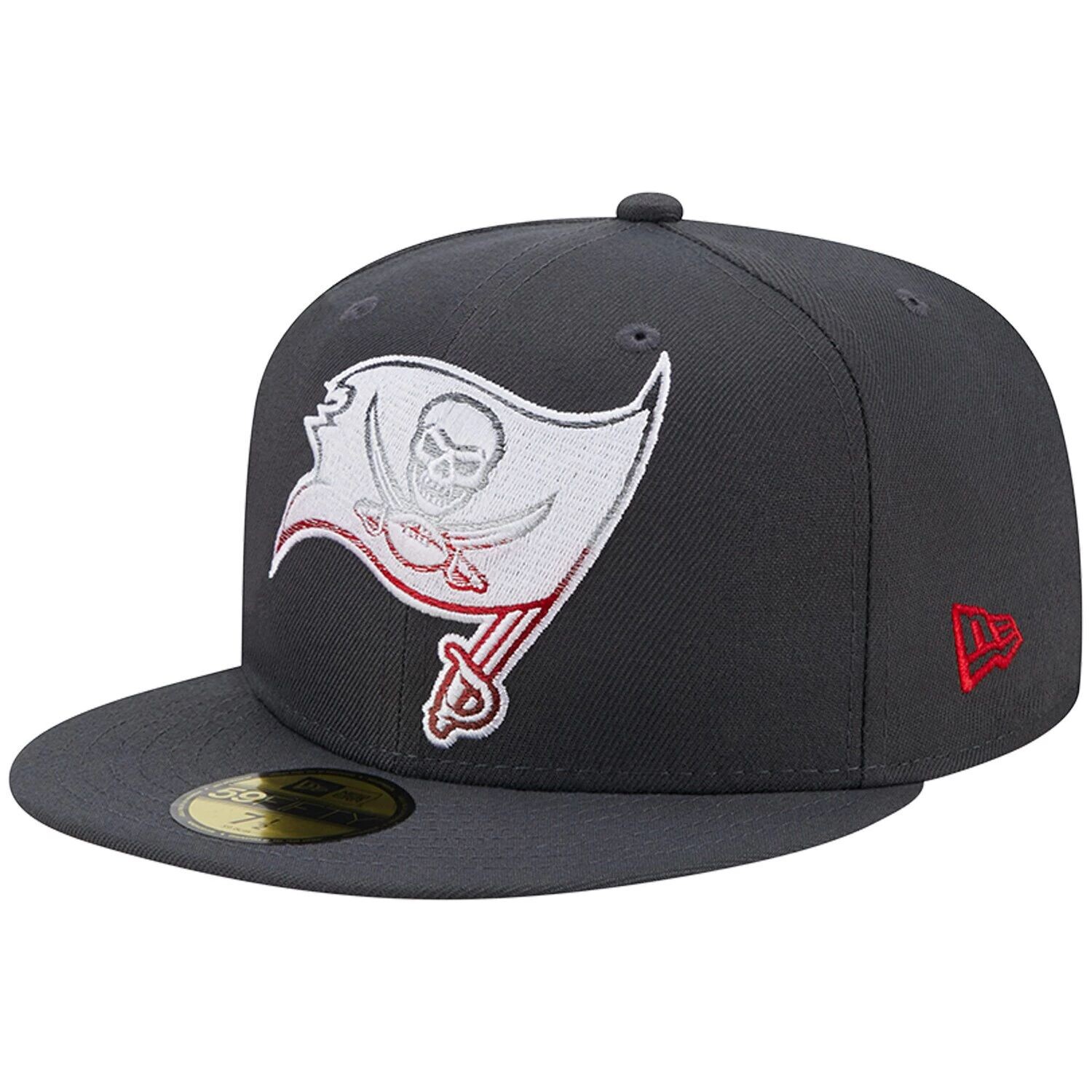 

Мужская облегающая шляпа New Era Graphite Tampa Bay Buccaneers Color Dim 59FIFTY